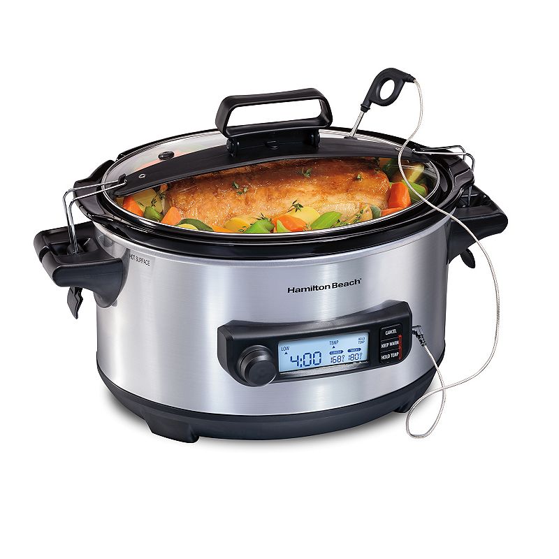 Hamilton Beach Temp Tracker 6-qt. Programmable Slow Cooker