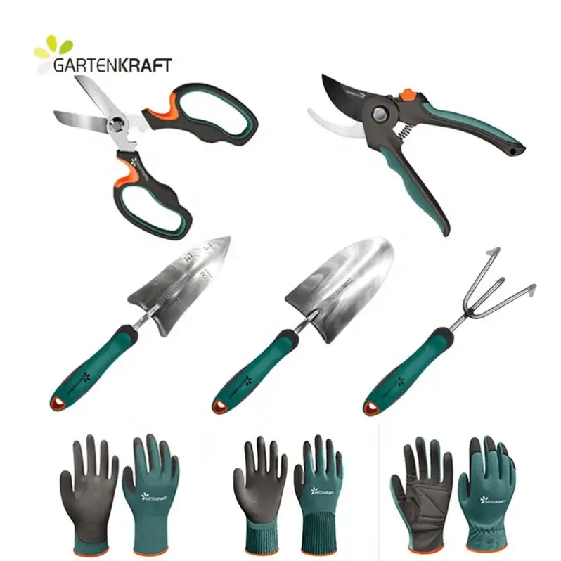 GARTENKRAFT Strong And Durable Garden Tools Gardening Set Garden Trowel With High Hardness