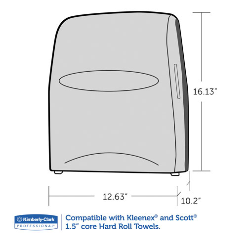 Kimberly-Clark Sanitouch Hard Roll Towel Dispenser | 12 63