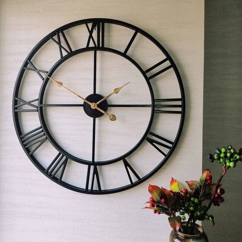 Devere Metal Wall Clock