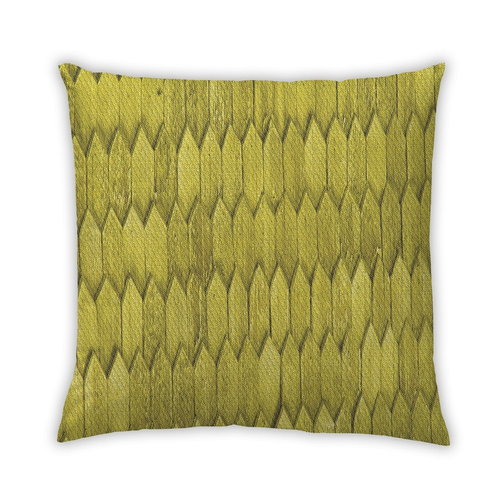 Ahgly Company Patterned Green Throw Pillow