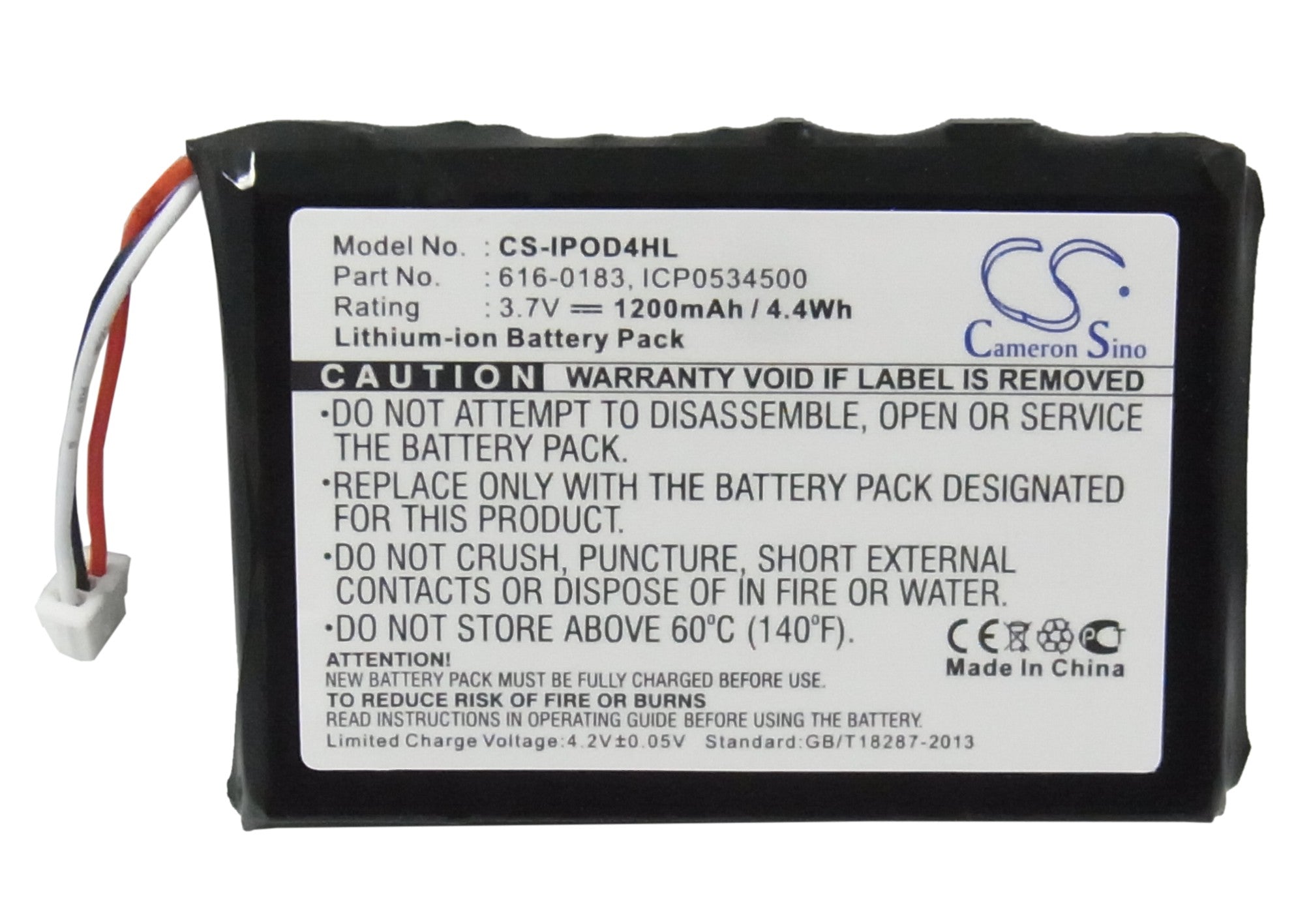 Apple iPOD 4th Generatio iPOD Photo iPOD U2 20GB C Replacement Battery BatteryClerkcom Media Player