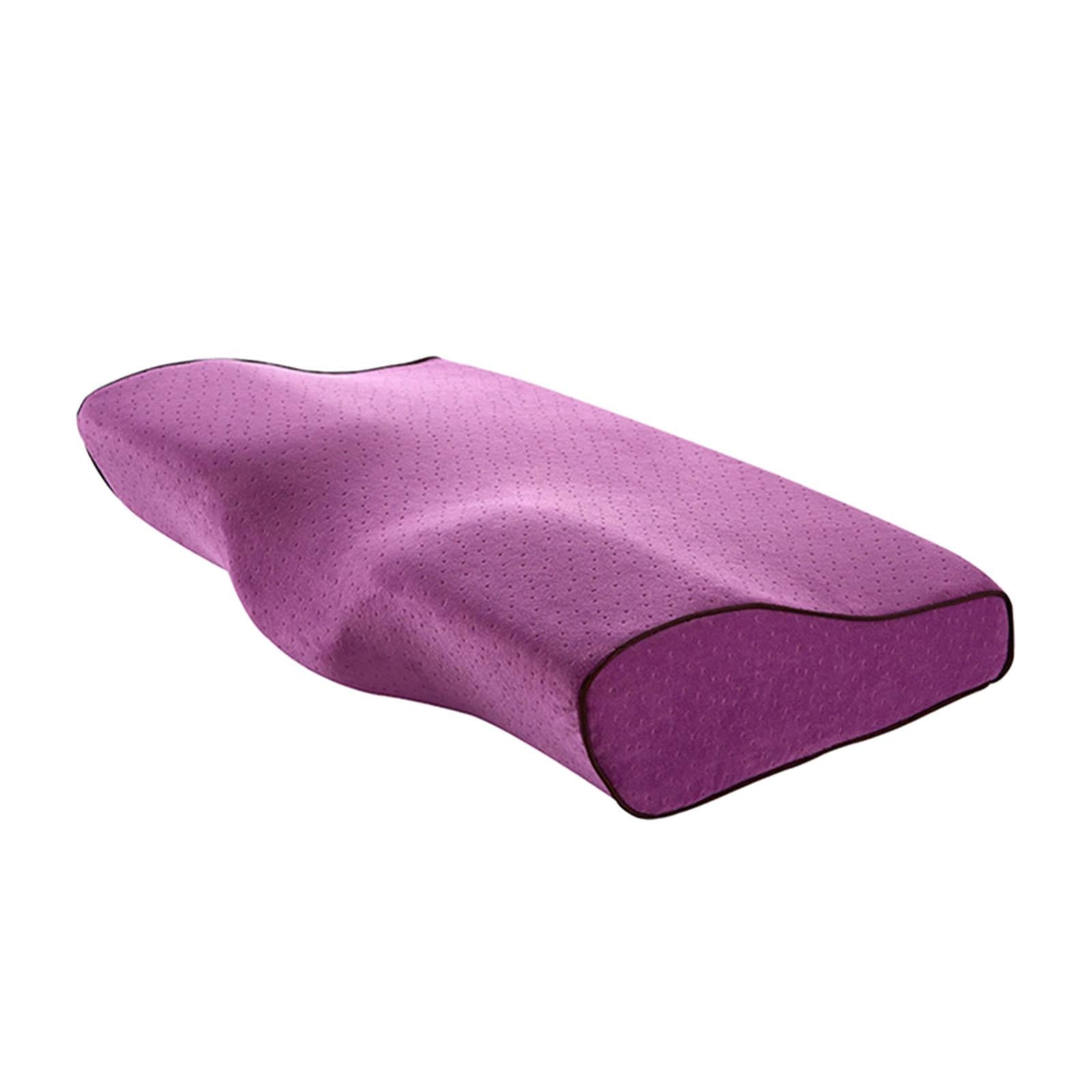 Memory Foam Pillow, Breathable, Slow , , Neck Pillows for , Stomach Sleepers, Girls , Violet