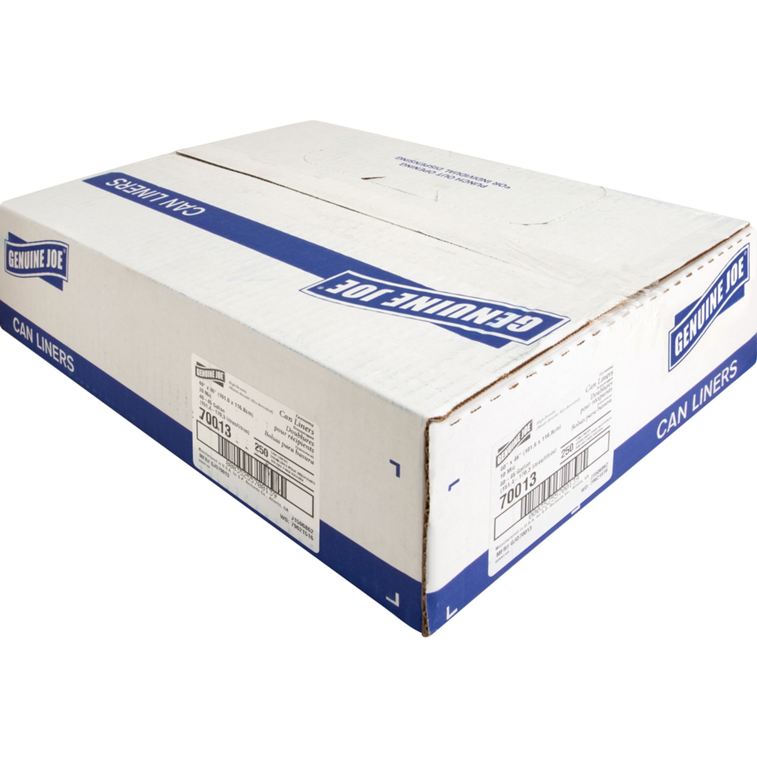 Economy High-Density Can Liners by Genuine Joe GJO70013