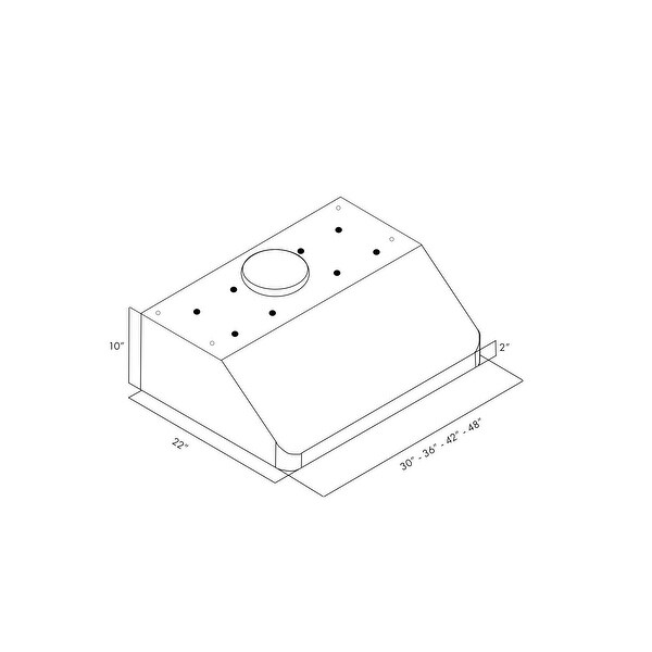 ZLINE Ducted Under Cabinet Range Hood in Stainless Steel (619)