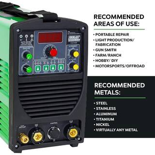 Everlast 185 Amp PowerTIG 185DV IGBT Digital Inverter ACDC StickTIG Welder with High Frequency and Lift TIG Start 120V240V PowerTIG 185DV