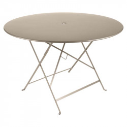 Table de jardin pliante ronde métal 6 personnes - Bistro FERMOB