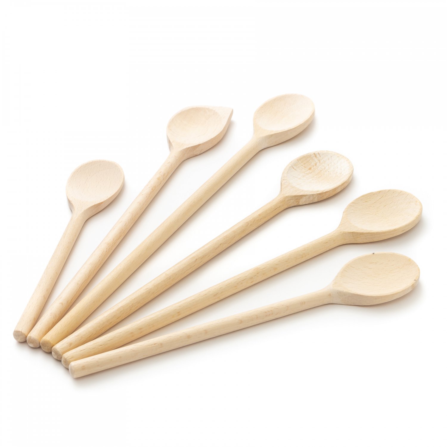 Tuuli Kitchen 6 Piece Wooden Cooking Spoons Kitchen Utensil Set