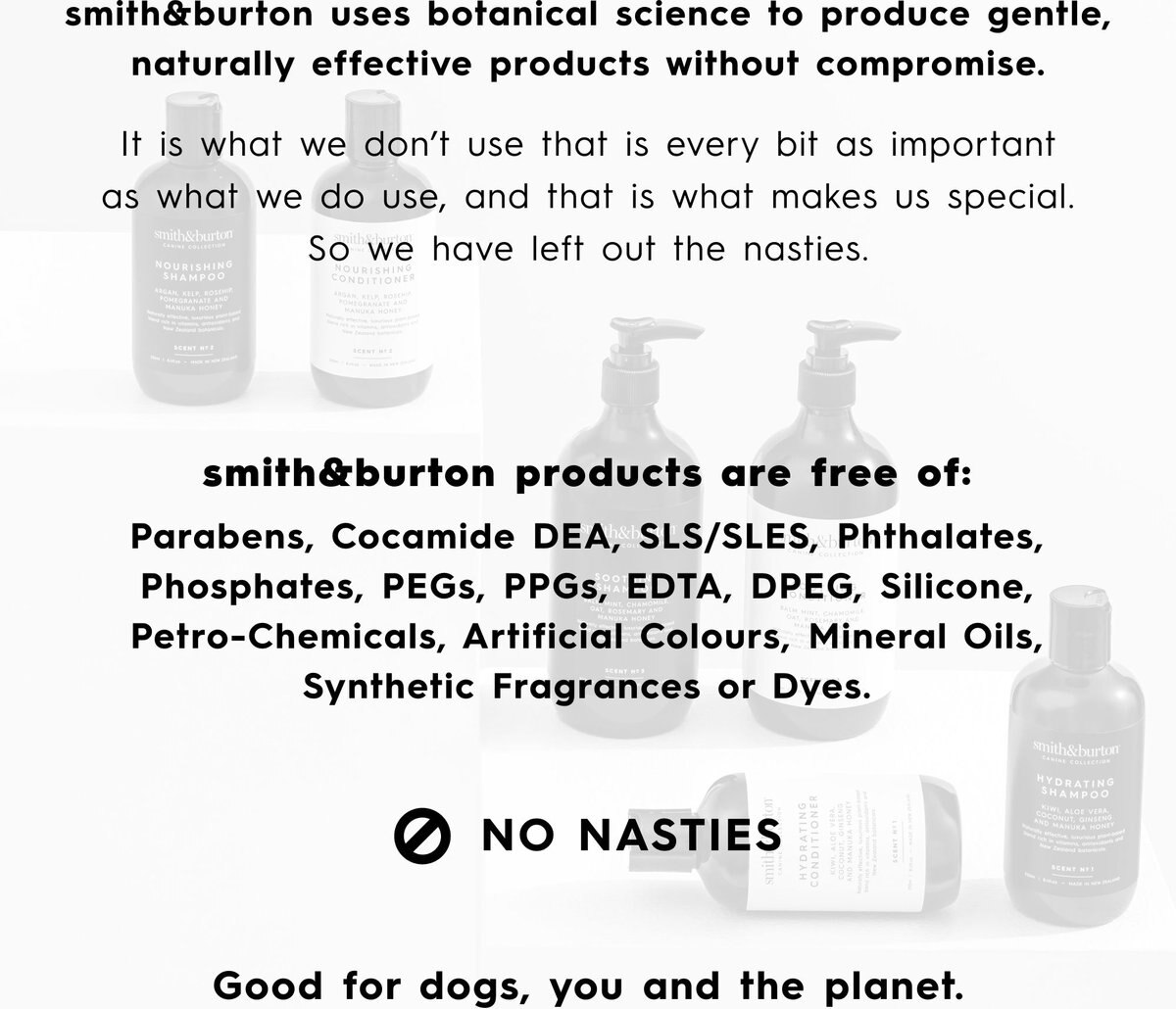 smithandburton Hydrating Dog and Cat Shampoo， Scent No.1