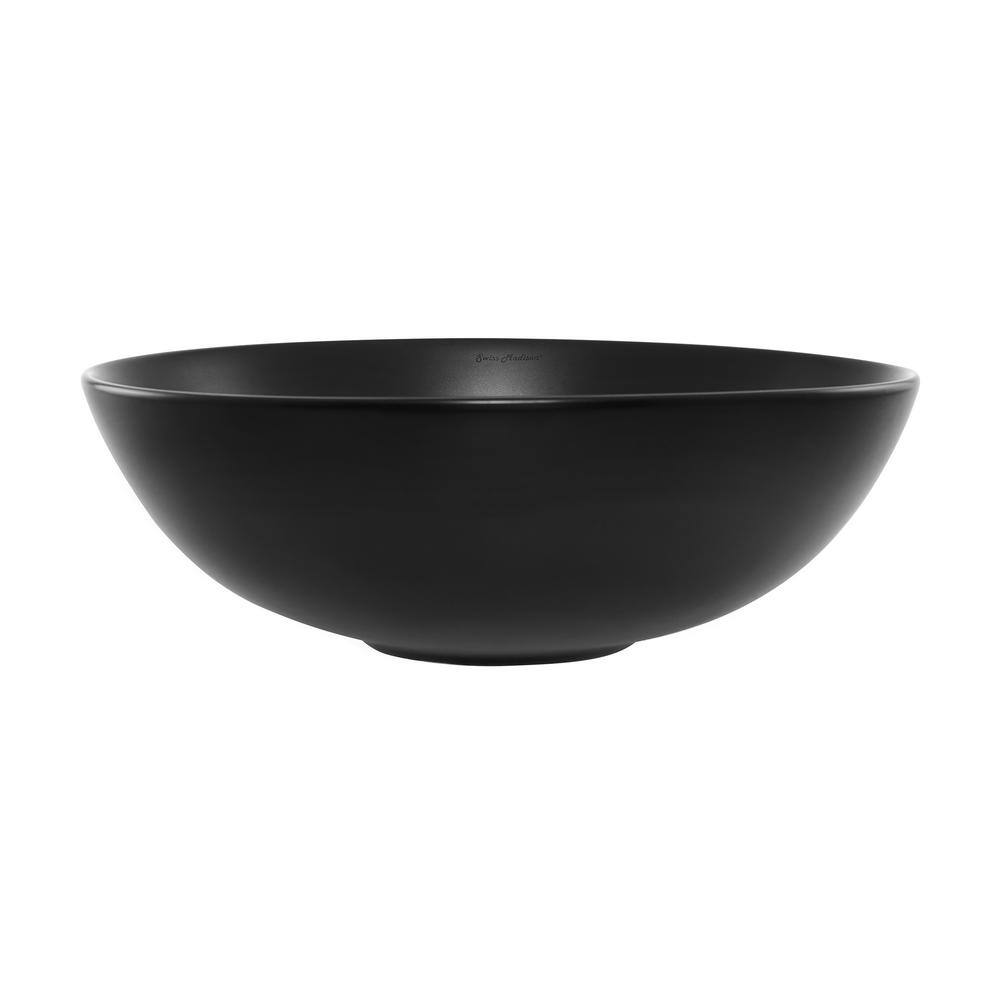 Swiss Madison Classe Vessel Sink in Matte Black SM-VS241