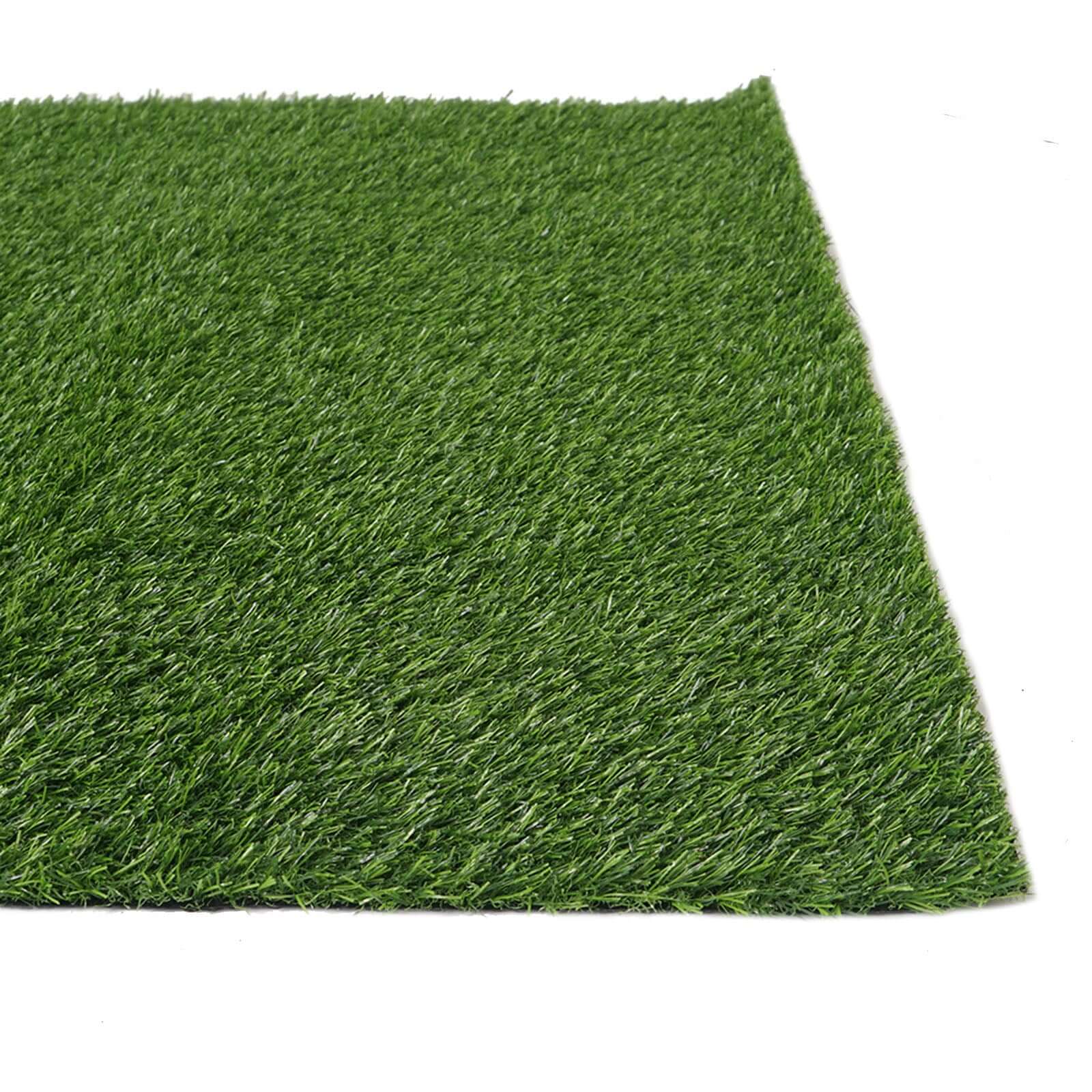 Green Artificial Grass Carpet Rug Indoor Outdoor Synthetic Garden Mat Landscape Turf Lawn 5ftx3ft