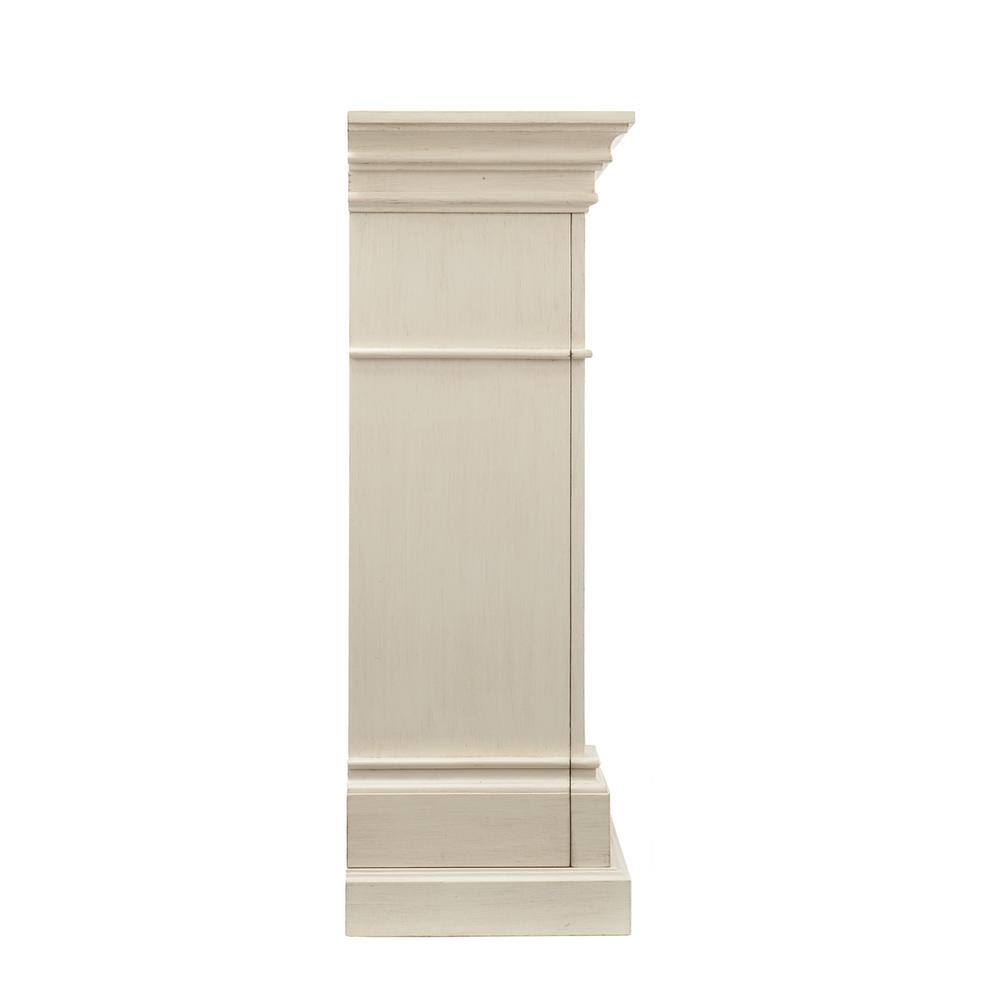 Dover 44.75 in. W Electric Fireplace in Ivory HD90633