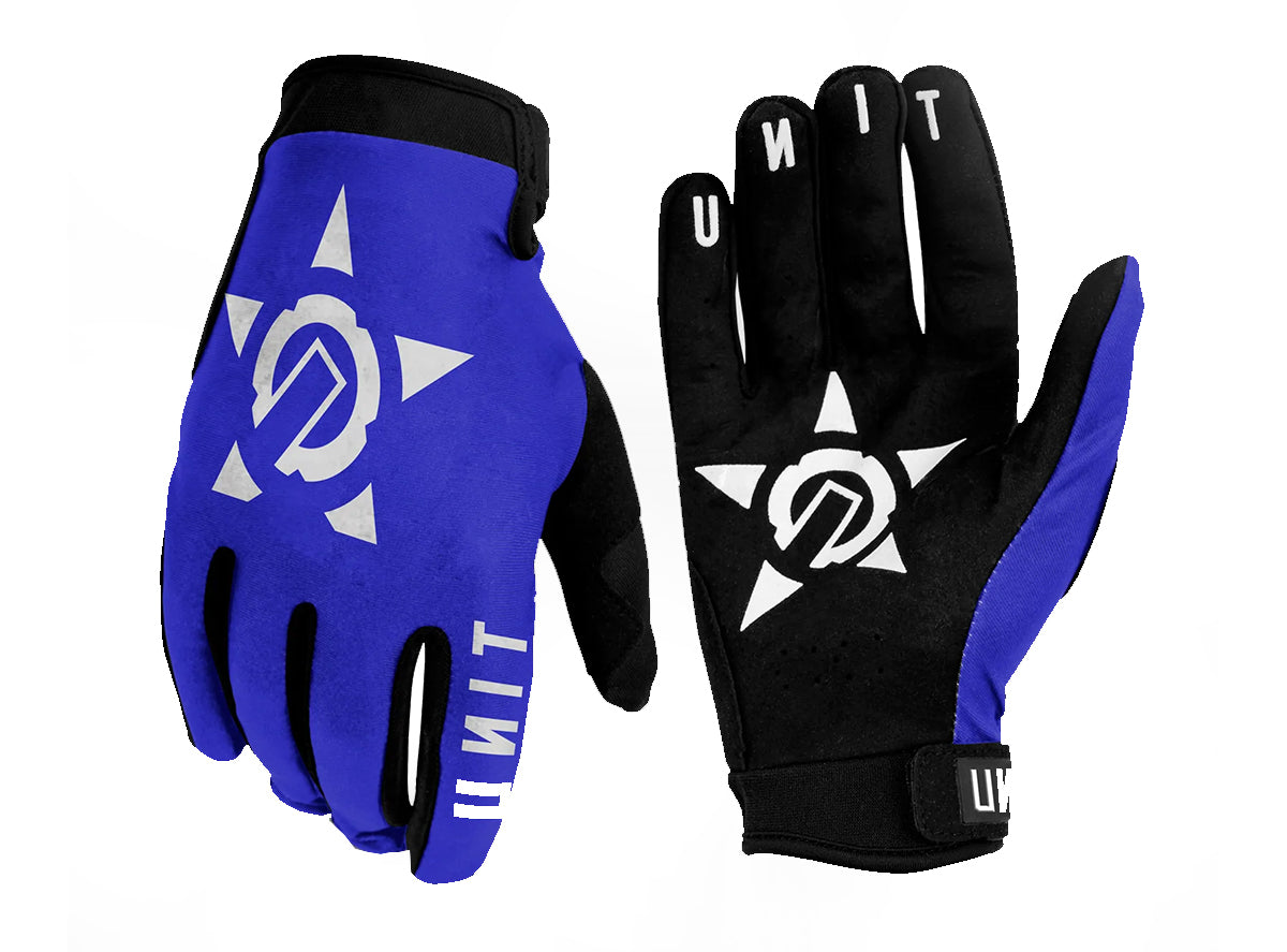 Unit Fixed MTB Glove - Blue - 2022