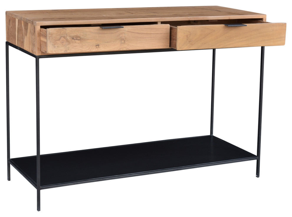 Joliet Console Table   Industrial   Console Tables   by Homesquare  Houzz