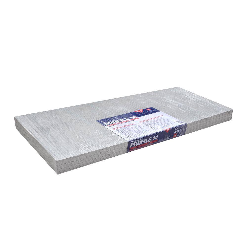 GAF Weatherside Profile14 14-58 in. x 32 in. Fiber-Cement Siding Shingle (11-Bundle) 2251000WG