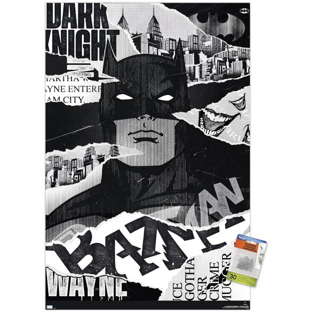 Trends International Warner 100th Anniversary Art Of 100th Batman Unframed Wall Poster Prints