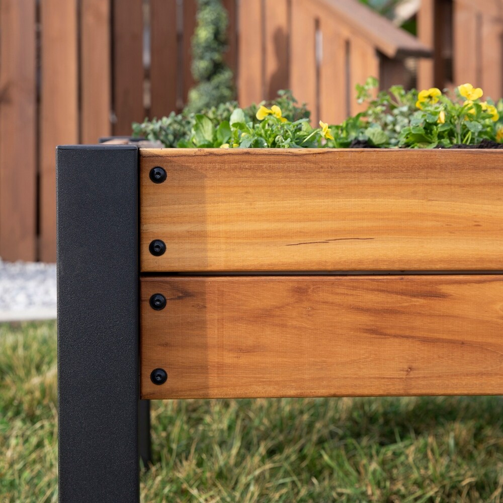 Backyard Discovery Raised Teak Planter