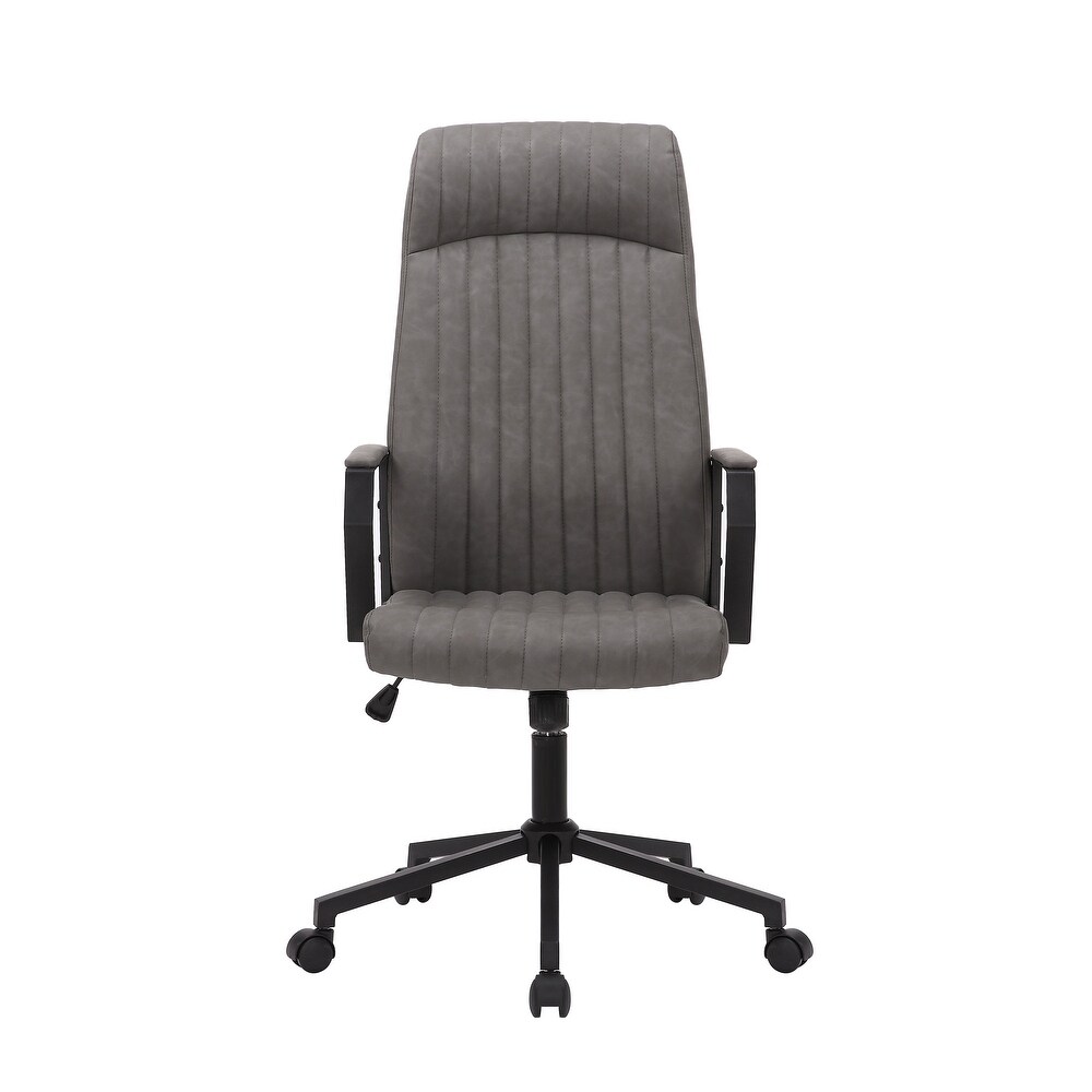 Porthos Home Shea Office Chair with Tilt Mechanism  PU Upholstery