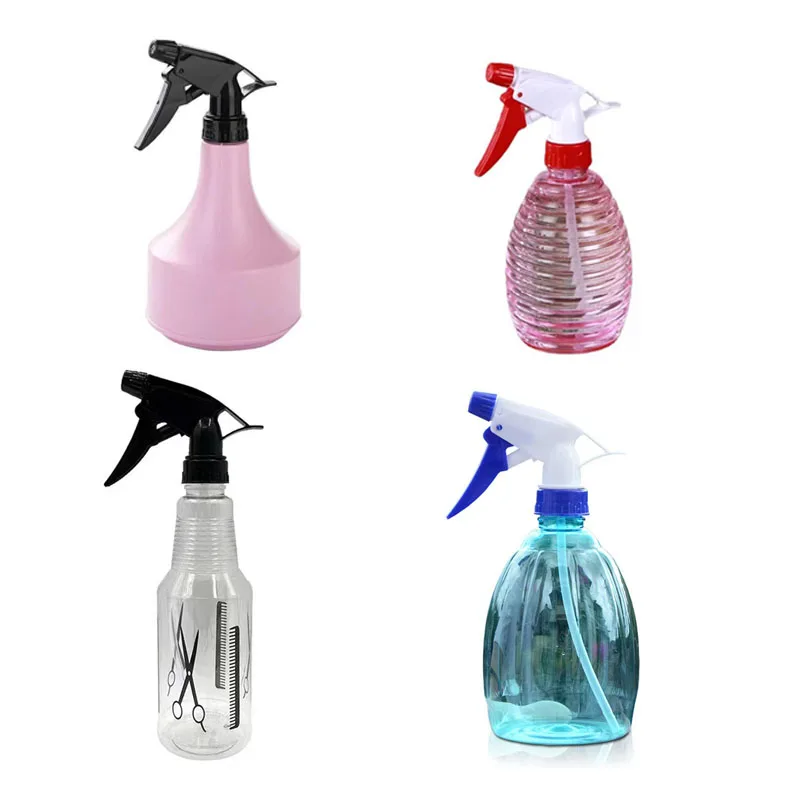 Wholesale Personal Care Hair Salon Plastic pp28/400Trigger sprayer 250ml 500ml Water bottle Sprinkler Screen printing can be cus