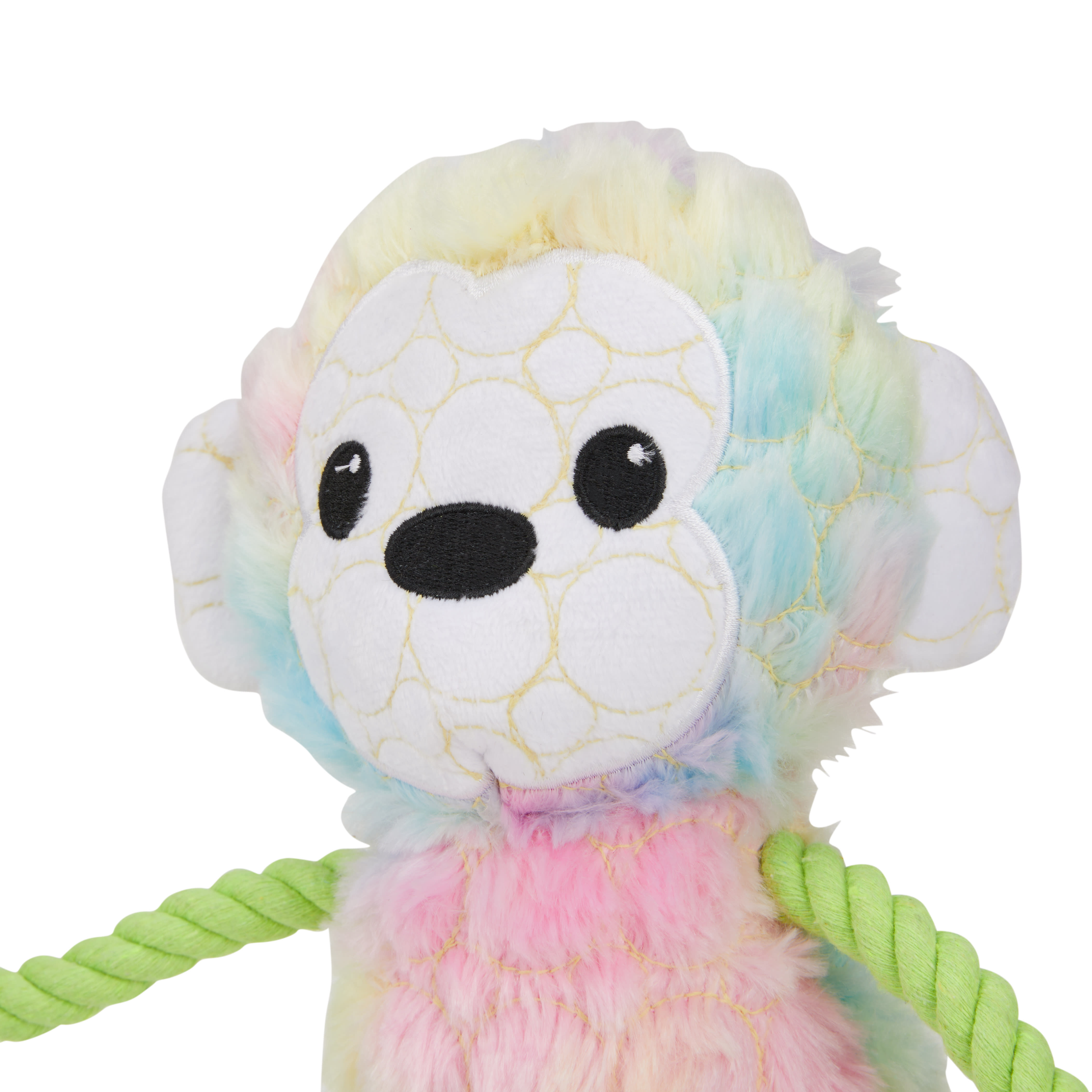 Leaps  Bounds Tough Monkey with Rope Tug Dog Toy