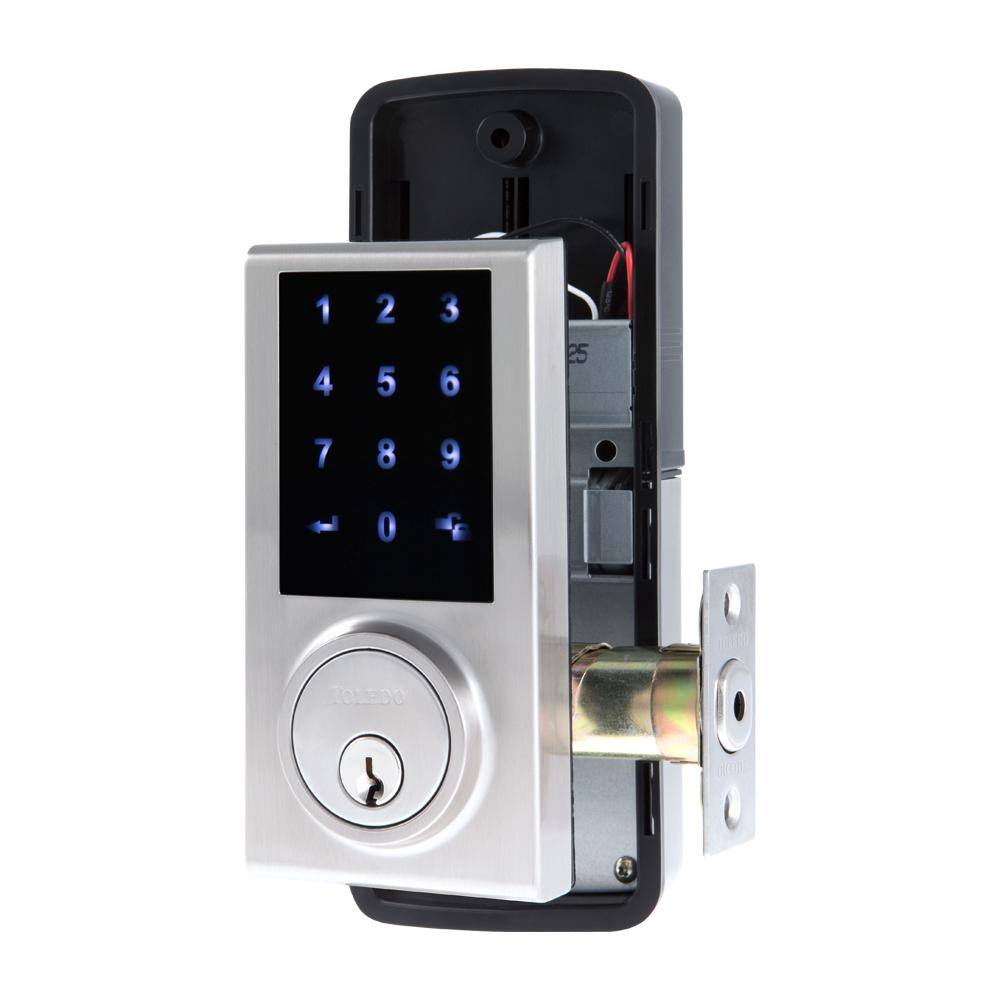 TOLEDO Electronic Touch Z-Wave Single Cylinder Deadbolt V180TZWUS15