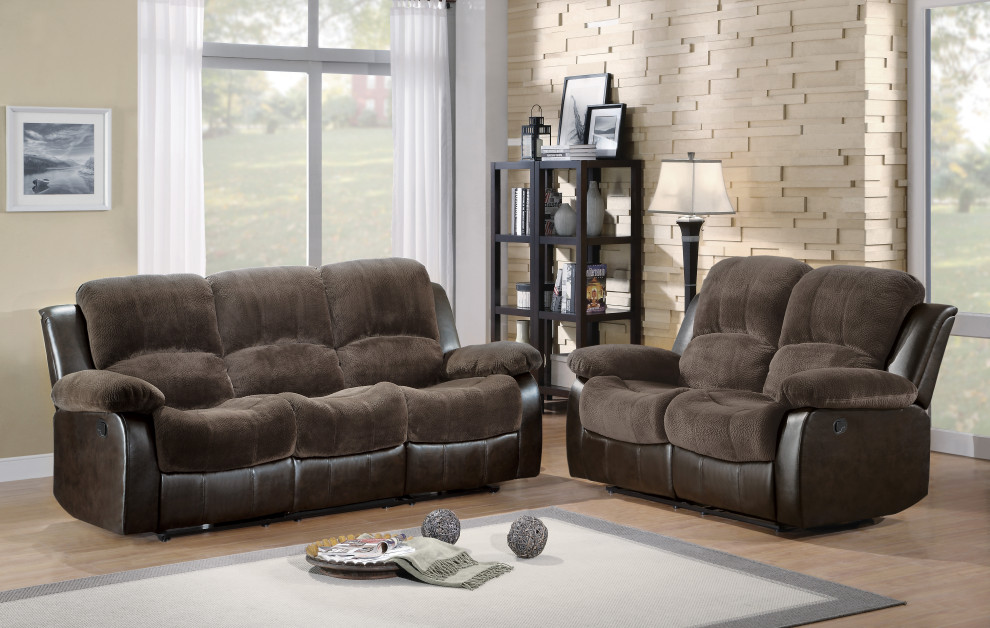 Center Hill Reclining Sofa Collection   Contemporary   Sofas   by Lexicon Home  Houzz