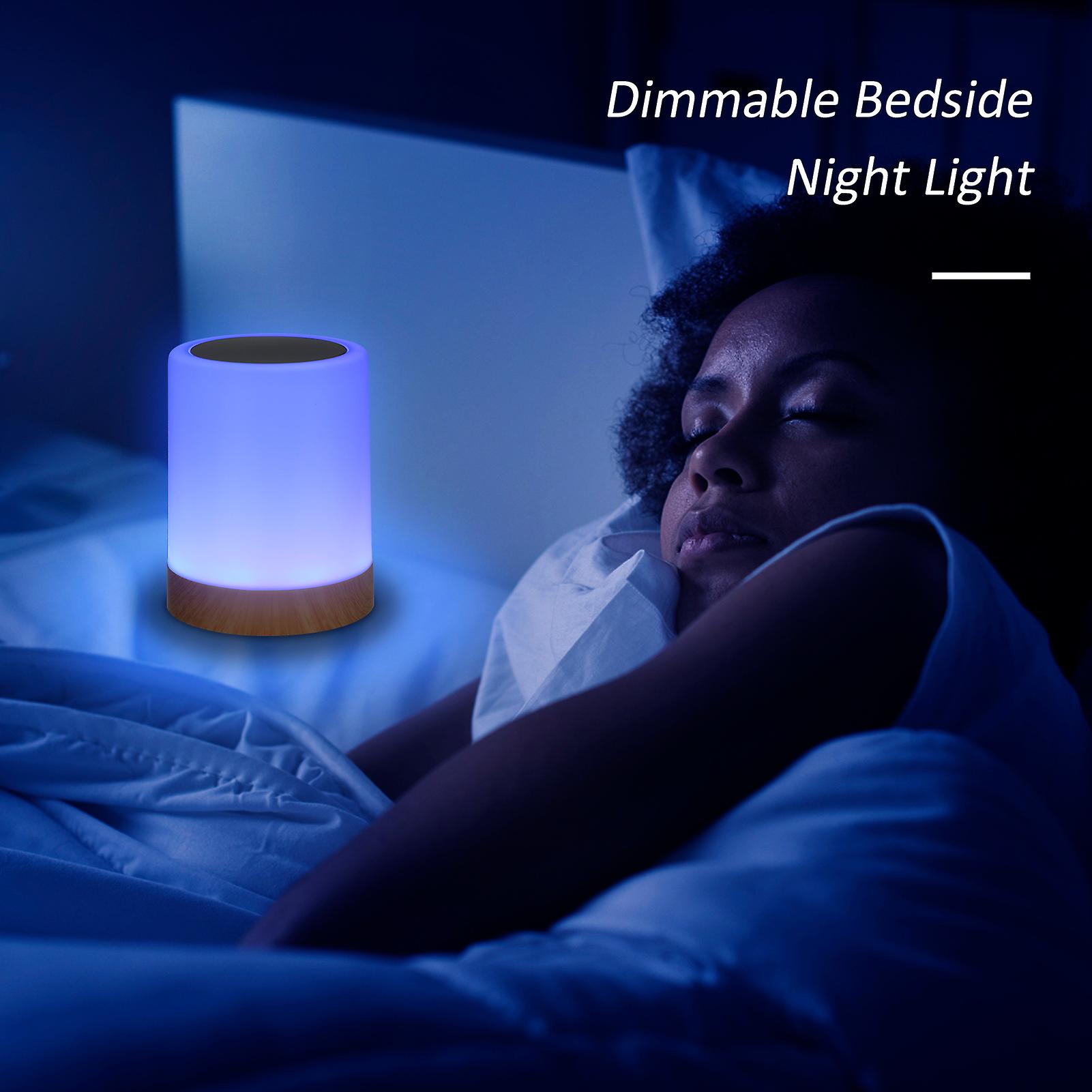 Touching Control Bedside Light With Remote 13 Colors and 3 Lighting Modes Timer Function Usb Rechargeable Dimmable Table Lamp For Living Room Bedrooms O