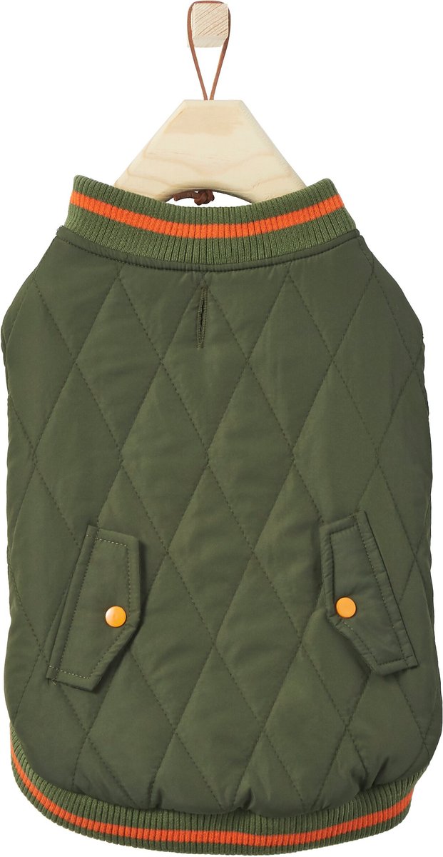 Frisco Mediumweight Insulated Quilted Bomber Dog and Cat Coat