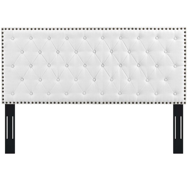 Copper Grove Avdiivka King/Cali King Upholstered Fabric Headboard - - 27621661