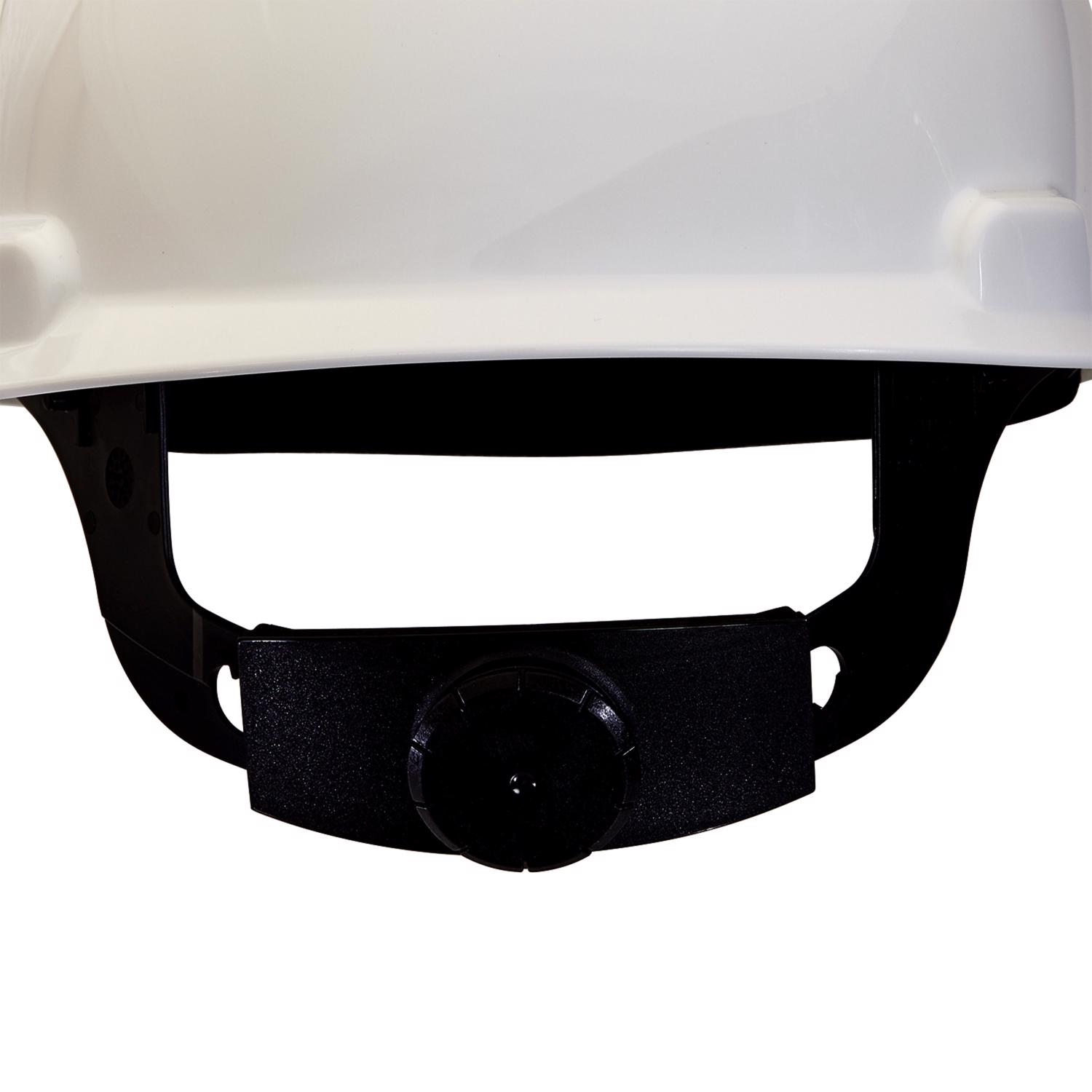 3M 4-Point Ratchet Front Brim Hard Hat White Vented