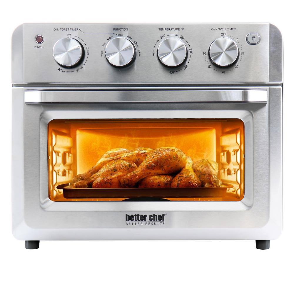 Better Chef Do-It-All 20 L Silver Convection Air Fryer Broiler Toaster Oven 985116984M