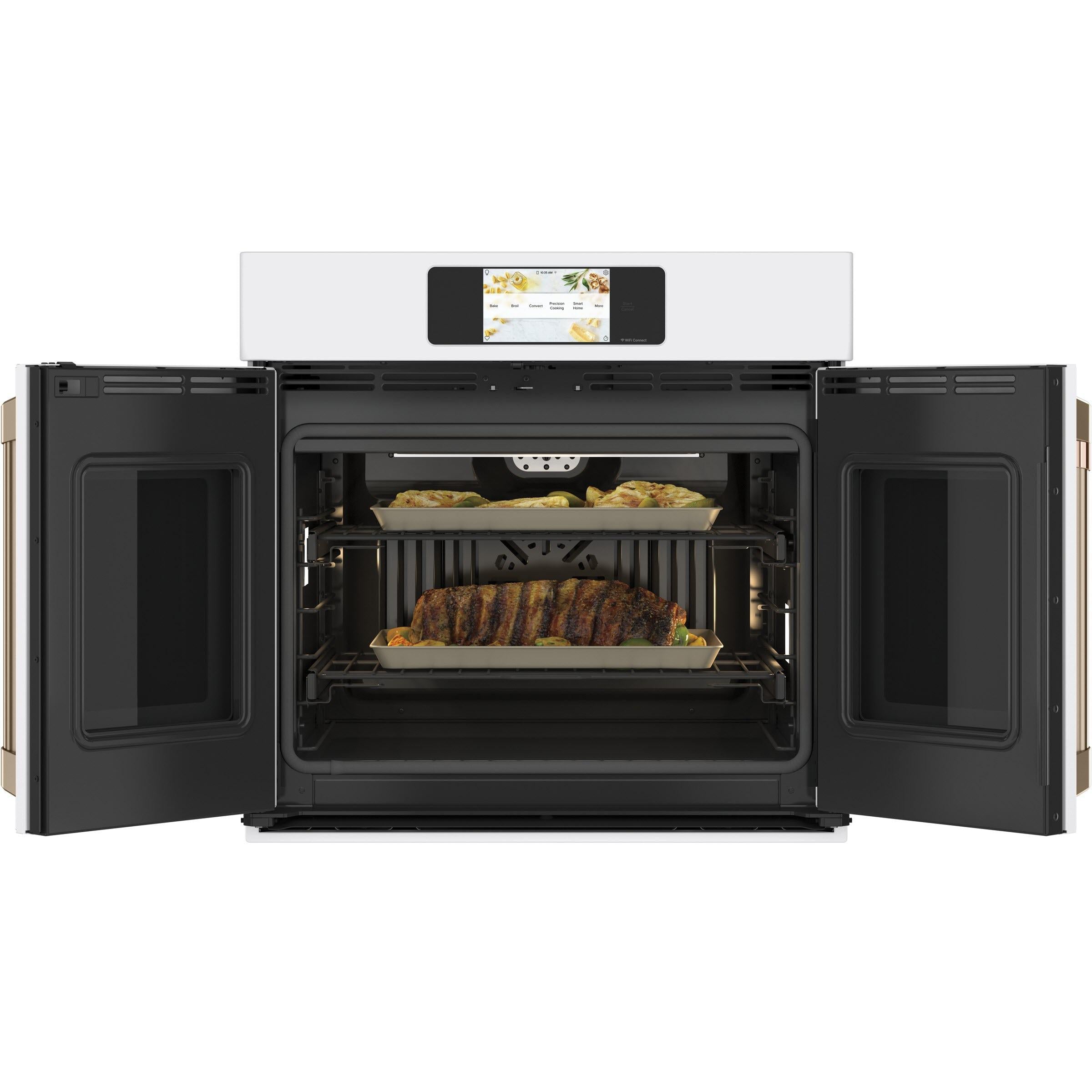 Caf¨¦ 30-inch, 5.0 cu.ft. Built-in Single Wall Oven with True European Convection with Direct Air CTS90FP4NW2