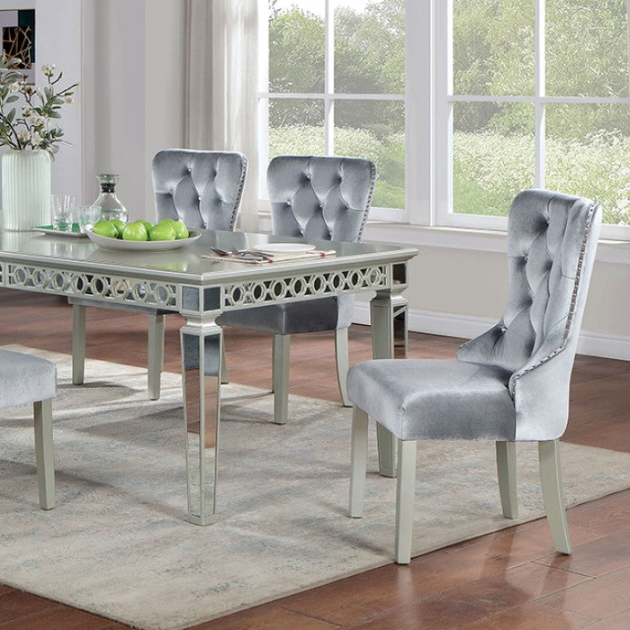 7 Pcs Adalia Dining Table Set - CM3241SV-T