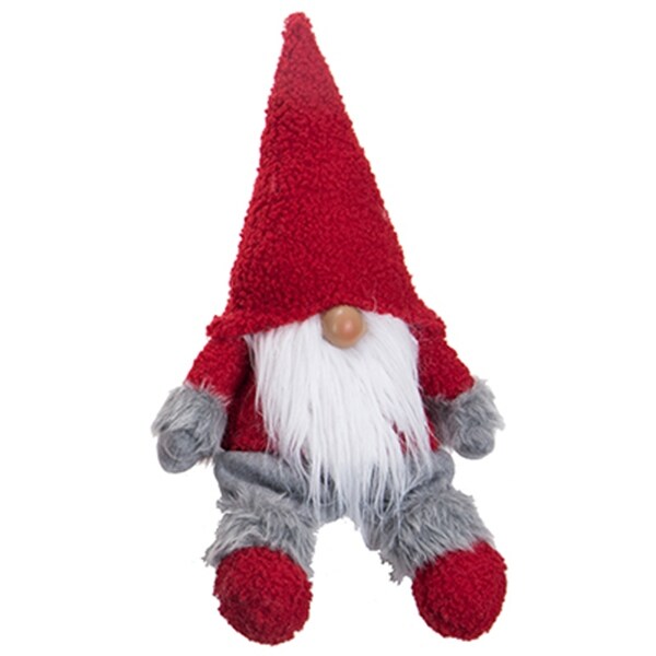 AandB Home Sitting Gnome with Faux Fur Pants