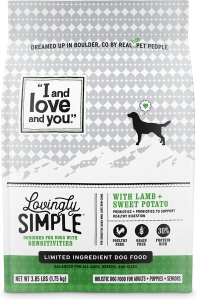 I and Love and You Lovingly Simple Limited Ingredient Diet Lamb and Sweet Potato Dry Dog Food