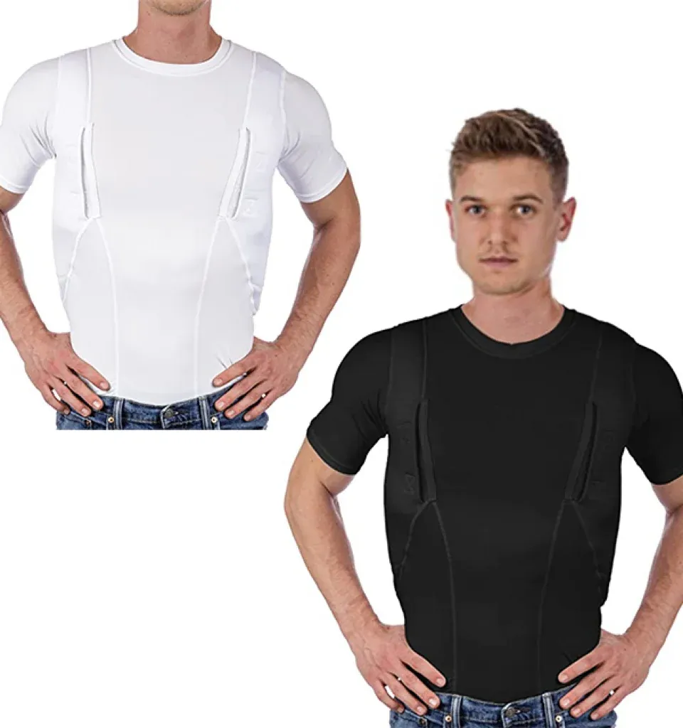 🔥   49% OFF-MEN/WOMEN'S CONCEALED LEATHER HOLSTER T-SHIRT (BUY 2 FR