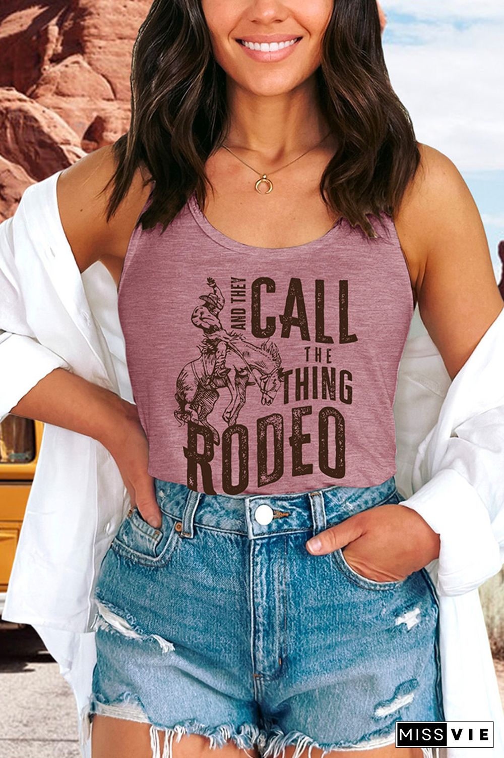 And they Call The Thing Rodeo Tank Top