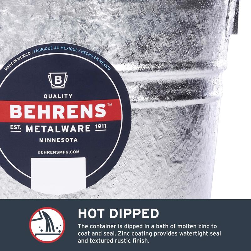 HOT DIPPED PAIL 10QT