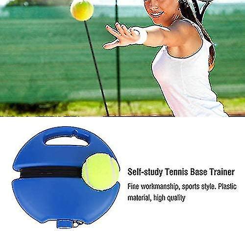 Tennis Ball Back Trainer， Self-study Tennis Base Trainer Baseboard Rebound Ball Training Tool Tennis Trainer Set With Ball