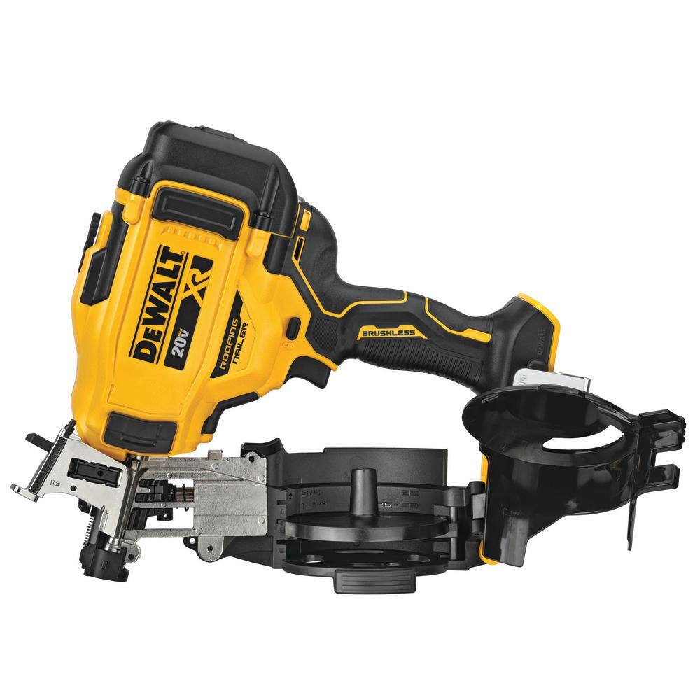 DEWALT DCN45RNB 20V MAX 15-Degree Cordless Roofing Nailer (Tool Only)