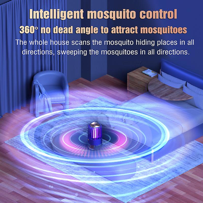 Mosquito Killer Repellent Electric Shock Inhalation Anti-mosquito Lamp Usb Rechargeabl Radiationless Mute Insect Trap Bug Zapper