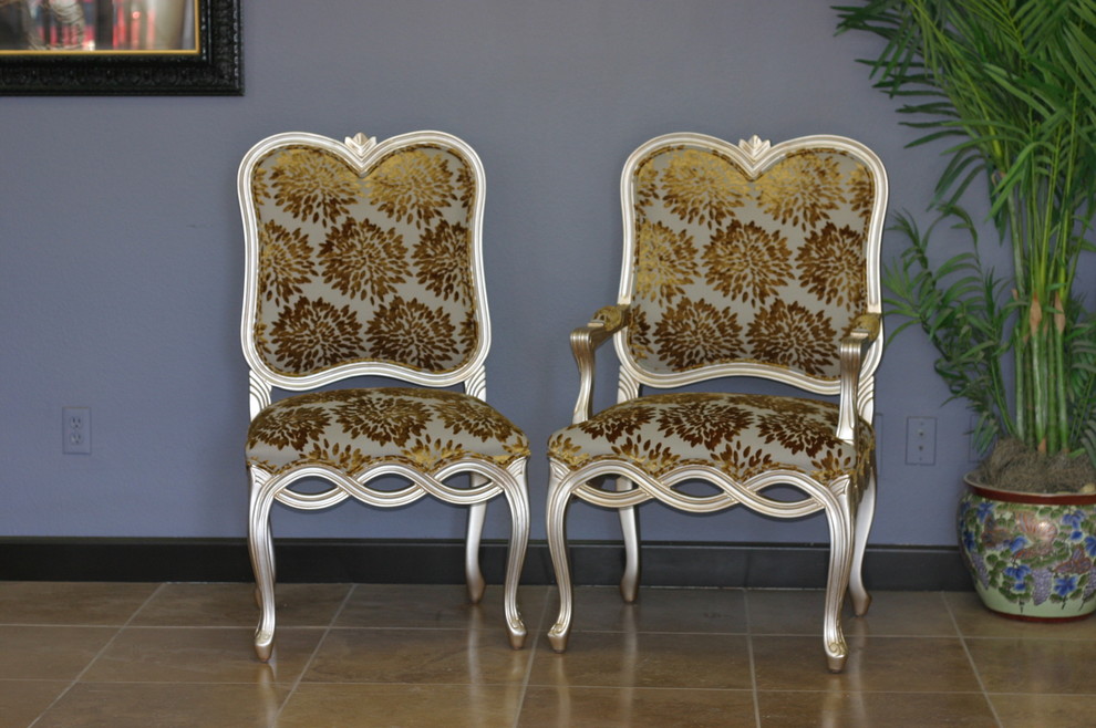 Trigo Dining Side Chair   Victorian   Dining Chairs   by Moretti  x27s Design Collection  INC  Houzz