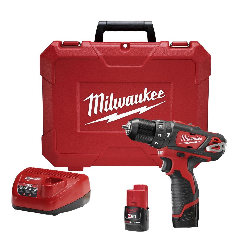 M12? 3/8 in. Hammer Drill/Driver Kit ;