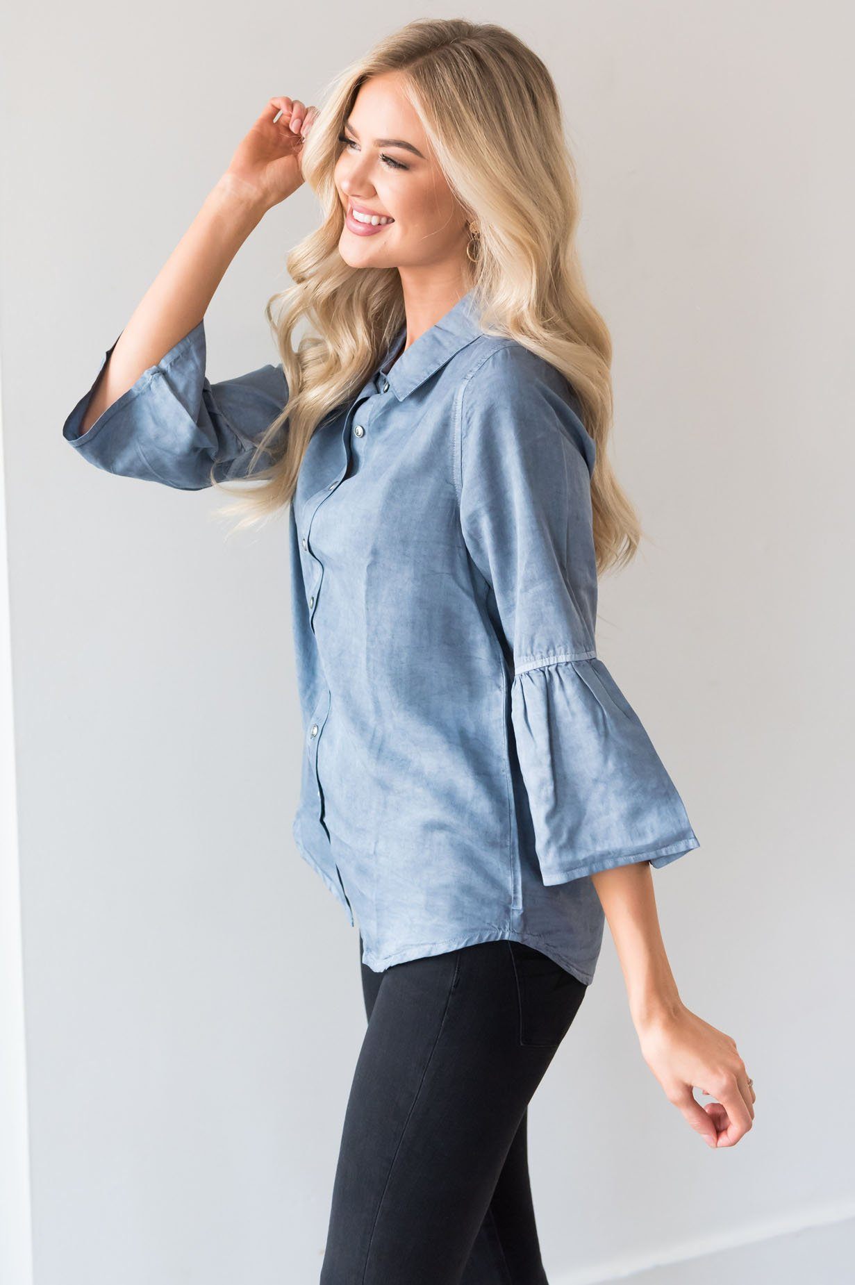 Only A Day Dream Modest Blouse