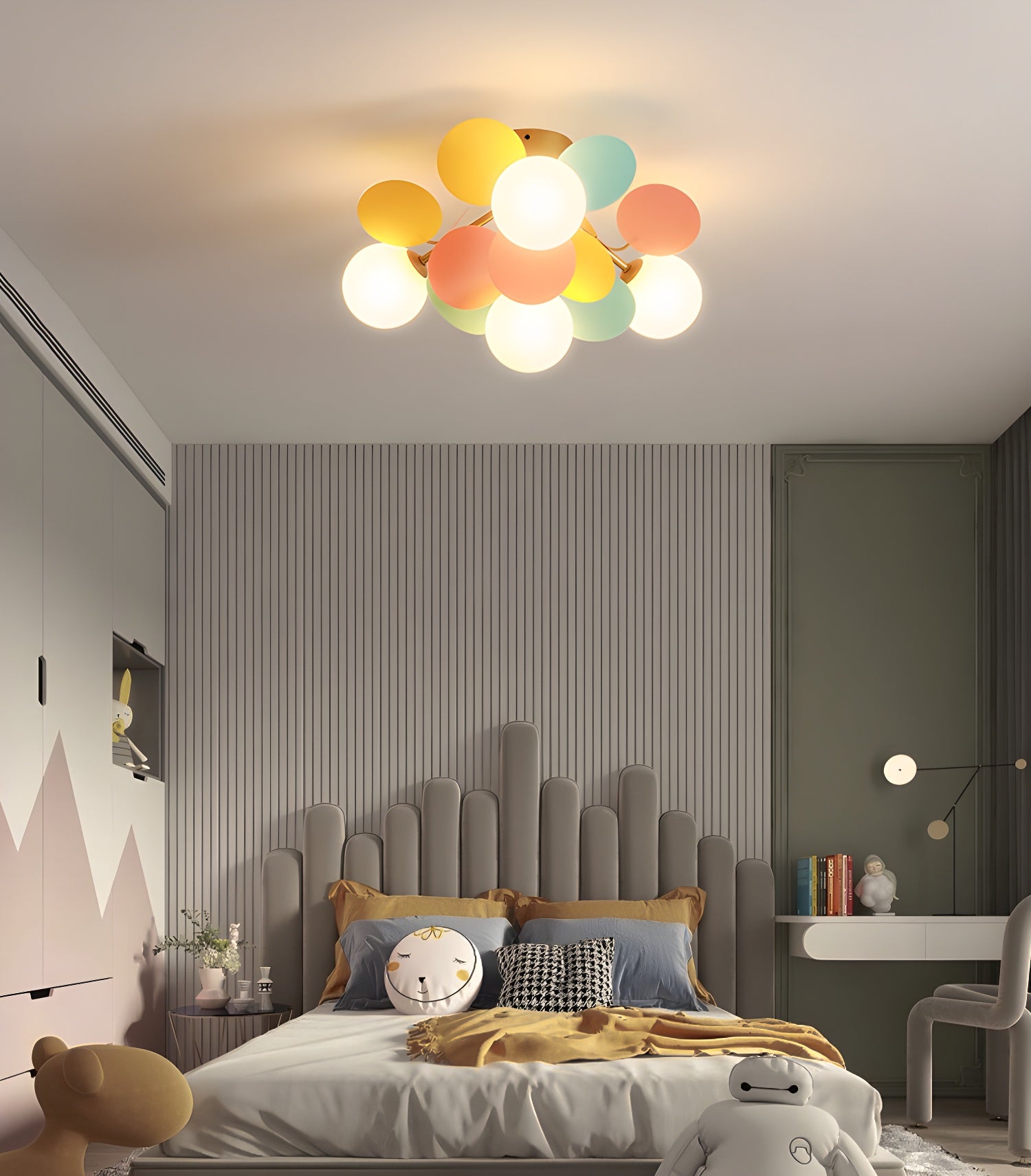 Round Macaron Ceiling Lamp