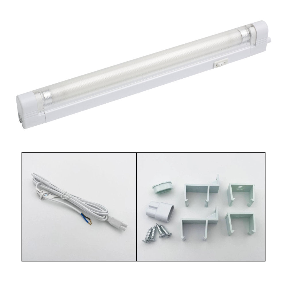 Britalia BRL-T513W White 13W T5 Ultraslim Switched Fluorescent Striplight 572mm