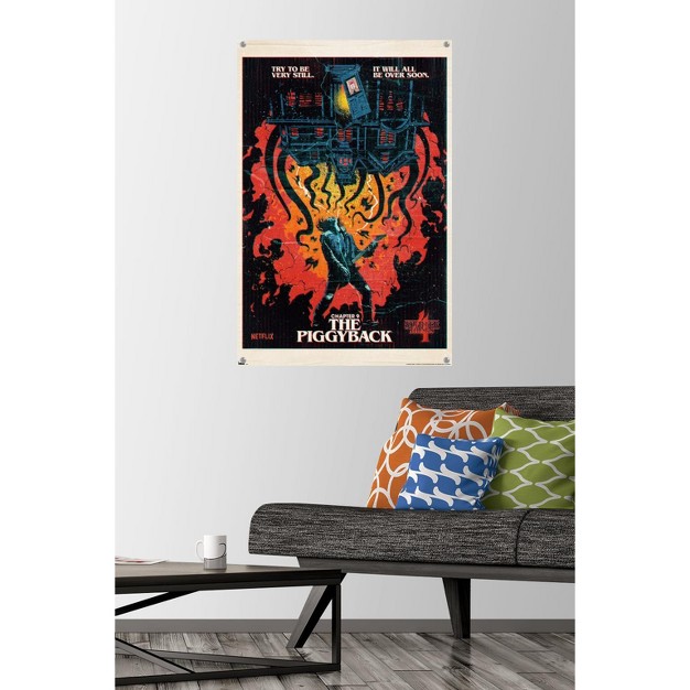 Trends International Netflix Stranger Things Season 4 The Piggyback Unframed Wall Poster Prints