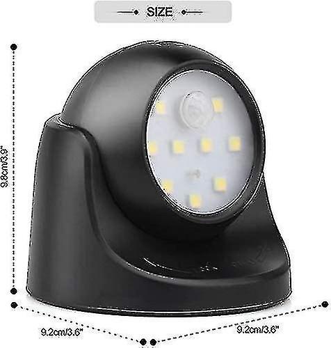 Outdoor Wall Light With Motion Detector | 1000 Lumen Led Outdoor Lighting | Battery Powered Cordless