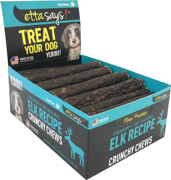 Etta Says! Premium Crunchy Elk Recipe Dog Treats