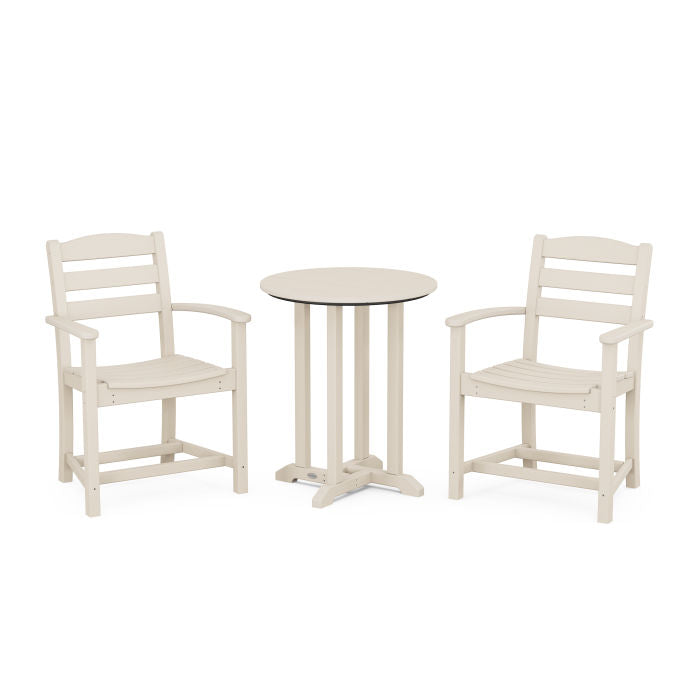 Polywood La Casa Café 3-Piece Round Dining Set PWS1299-1